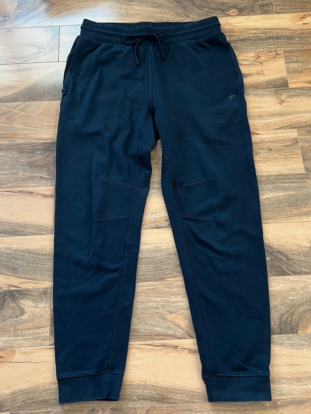 Fabletics Women’s Black Jogger Pants Drawstring Pockets Tapered Athletic Sz Med